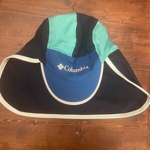 Columbia Two-Tone Teal & Navy Outdoor Sun Hat